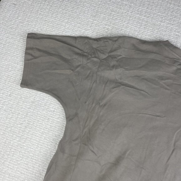 TEE LIBRARY Oversized T-Shirt Men M Made in Korea Grey ''Like The wind'' Graphic - Picture 12 of 15